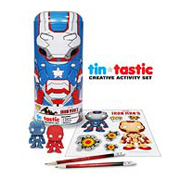 Iron Man 3 Movie Iron Patriot Can-Tivities Pencil Set w/ Tin